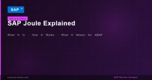 sap joule explained